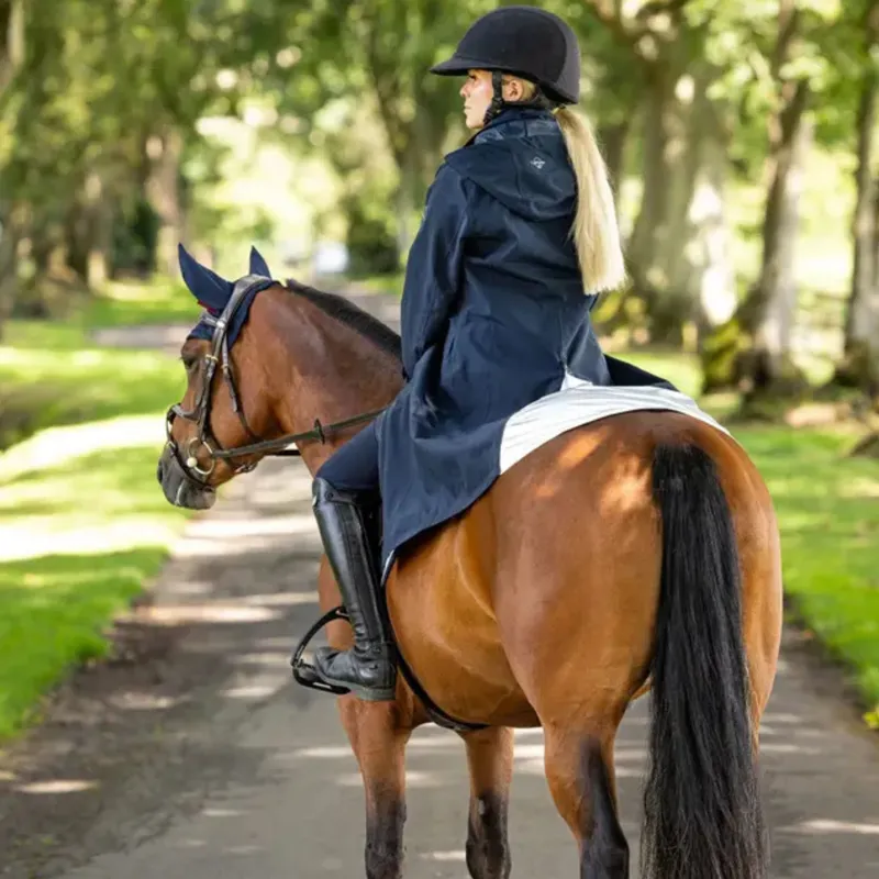 LeMieux Amelie Waterproof Lightweight Riding Coat in Navy-1