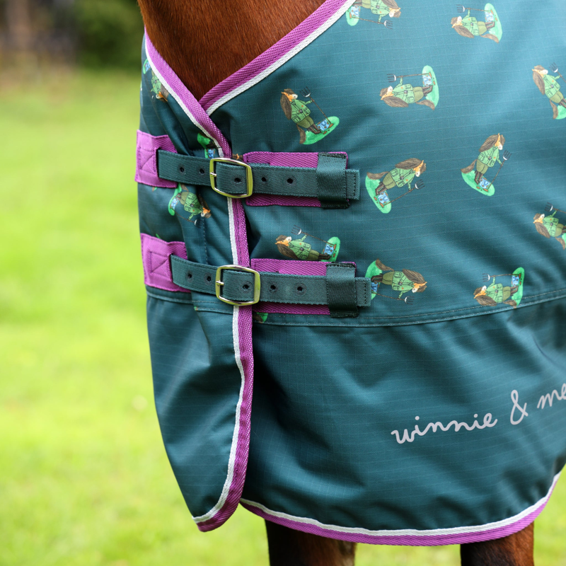Tikaboo Winnie and Me 100 Turnout Rug in Green-1