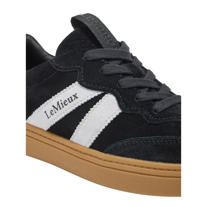 LeMieux Stockbridge Suede Lifestyle Trainer in Black-3