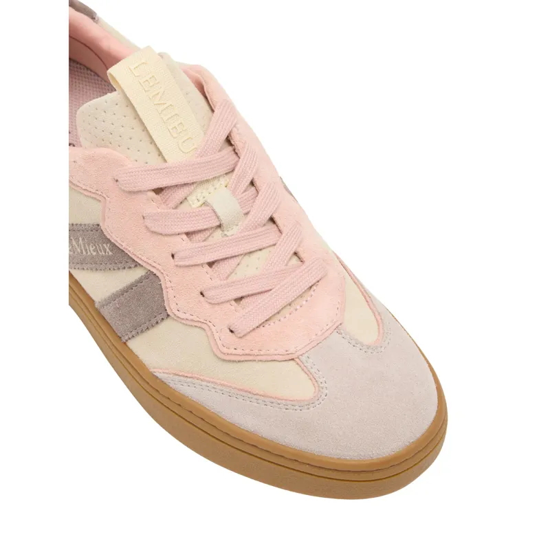 LeMieux Stockbridge Suede Lifestyle Trainers in Stone-3