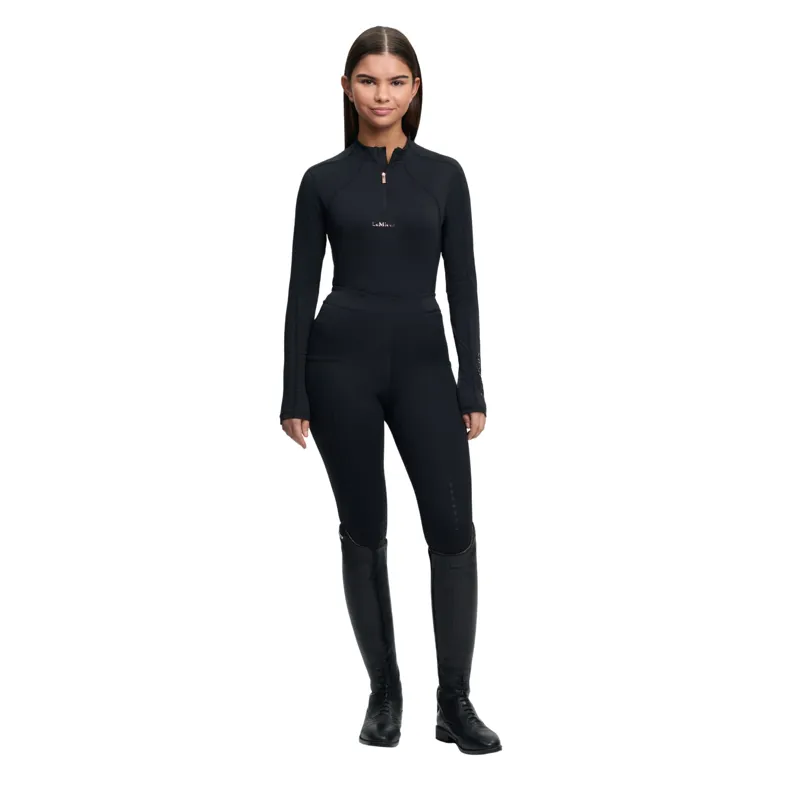 LeMieux Young Rider Sparkle Baselayer in Black-3
