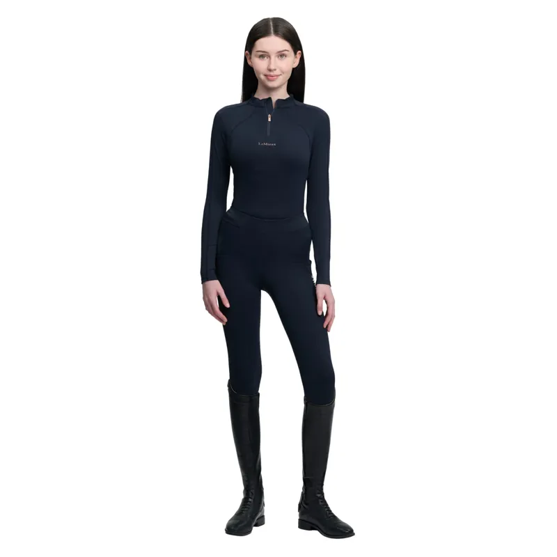 LeMieux Young Rider Sparkle Baselayer in Navy-1