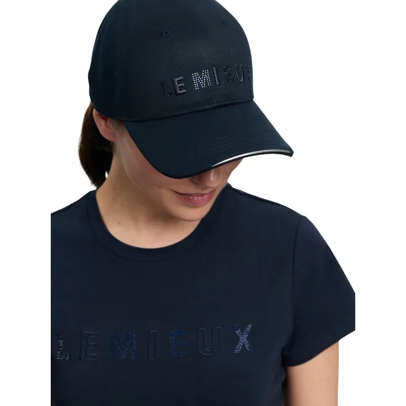 LeMieux Brilliance Baseball Cap in Navy-1