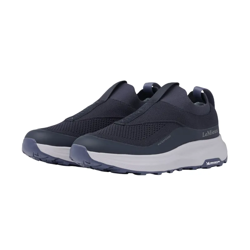 LeMieux Kanta Slip On Waterproof Trainer in Navy