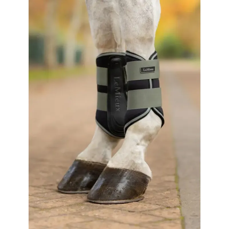 LeMieux Grafter Brushing Boots in Rosemary-3