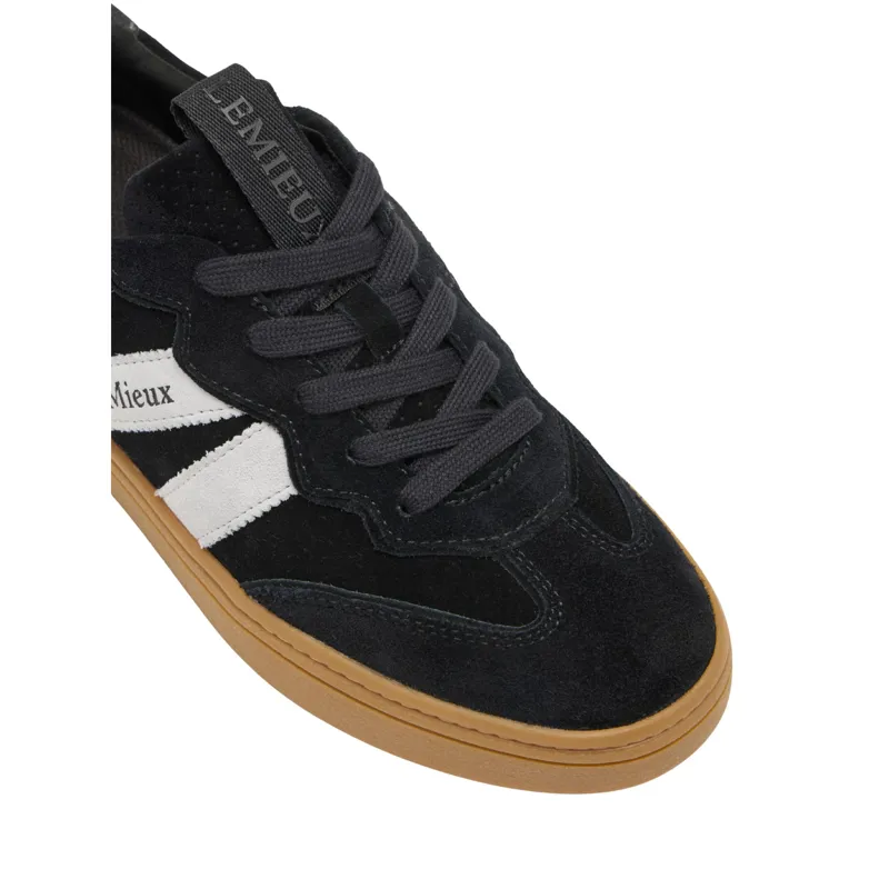 LeMieux Stockbridge Suede Lifestyle Trainer in Black-2