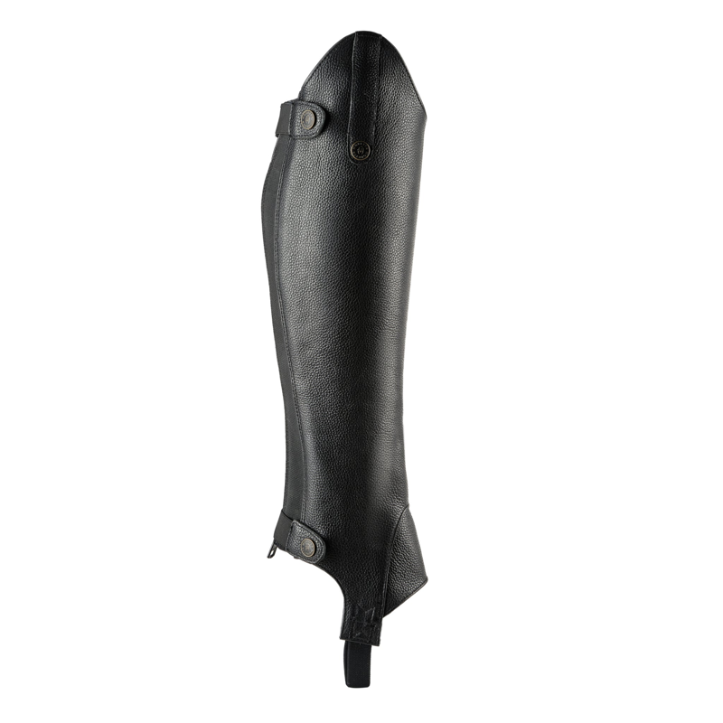 Moretta Adults Leather Gaiters in Black-2
