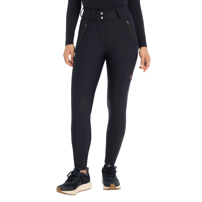 LeMieux Drytex Waterproof Breeches Knee Grip in Navy-2