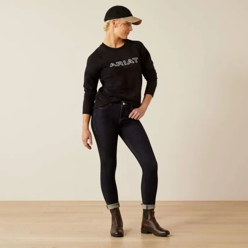 Ariat Benicia T Sweatshirt In Black-2