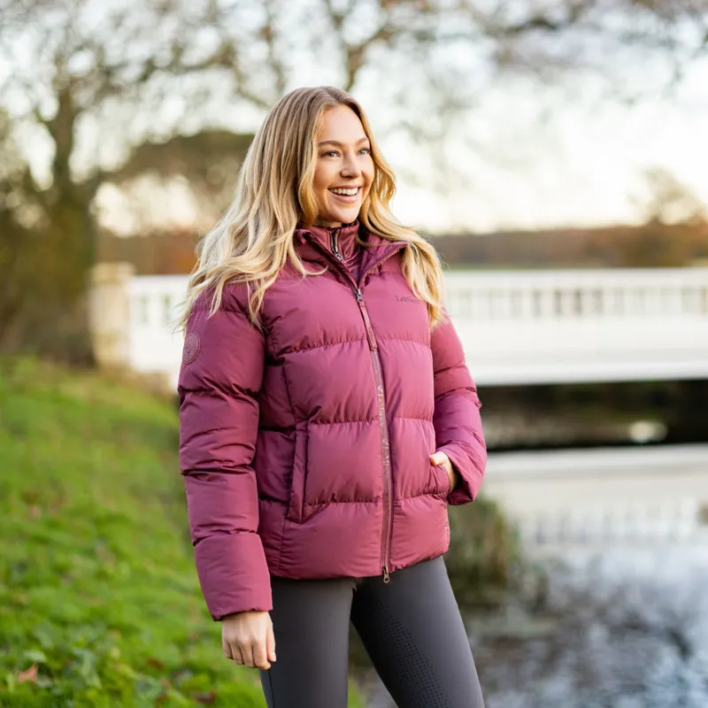 LeMieux Kenza Puffer Jacket In Orchid-2