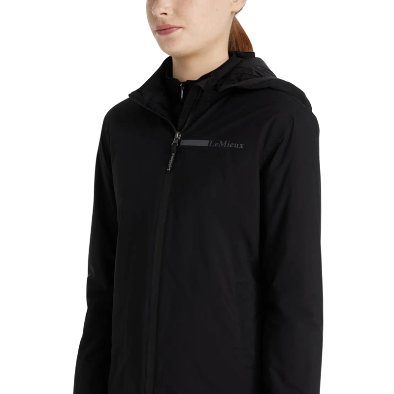 LeMieux Young Rider Thea Waterproof Jacket in Black-2