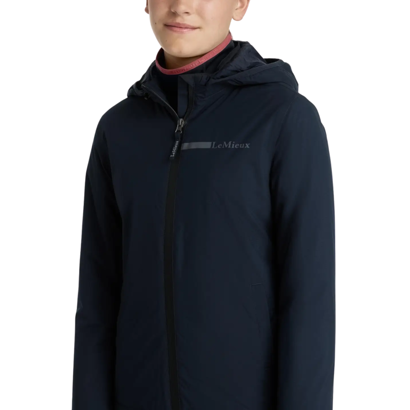LeMieux Young Rider Thea Waterproof Jacket in Navy-2