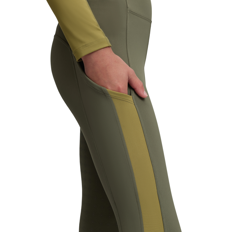 LeMieux Young Rider Orla Pull Ons in Willow Green-3