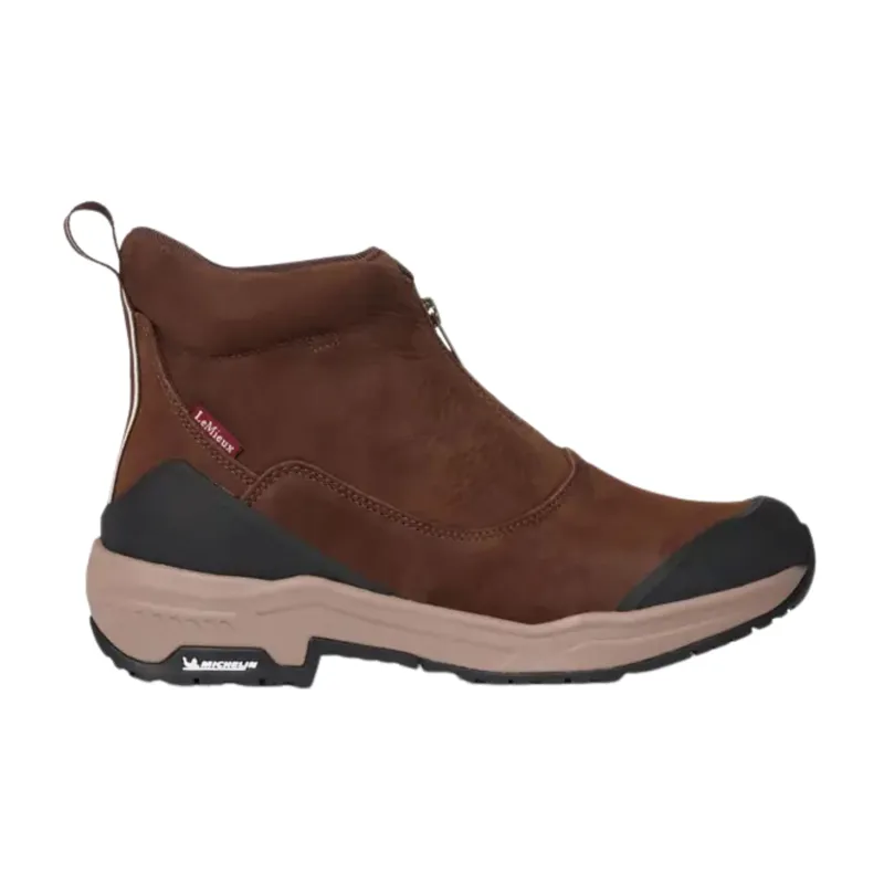 LeMieux Trex Waterproof Zip Boots In Brown-1