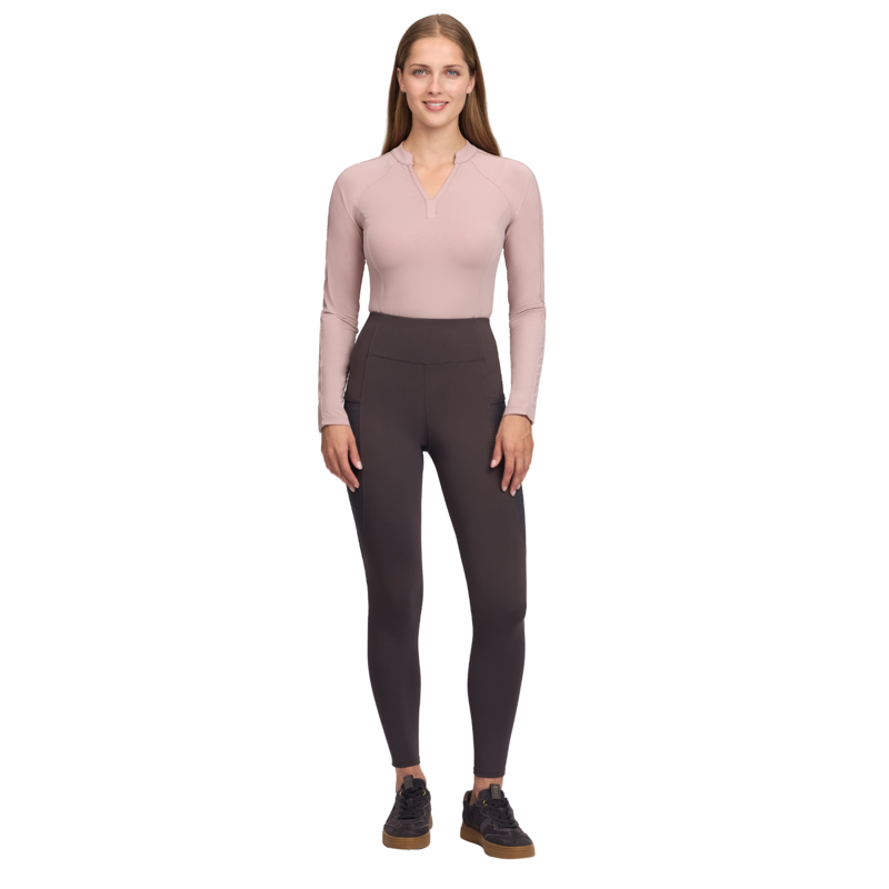 LeMieux Naomi Pull On Breeches in Cocoa-2