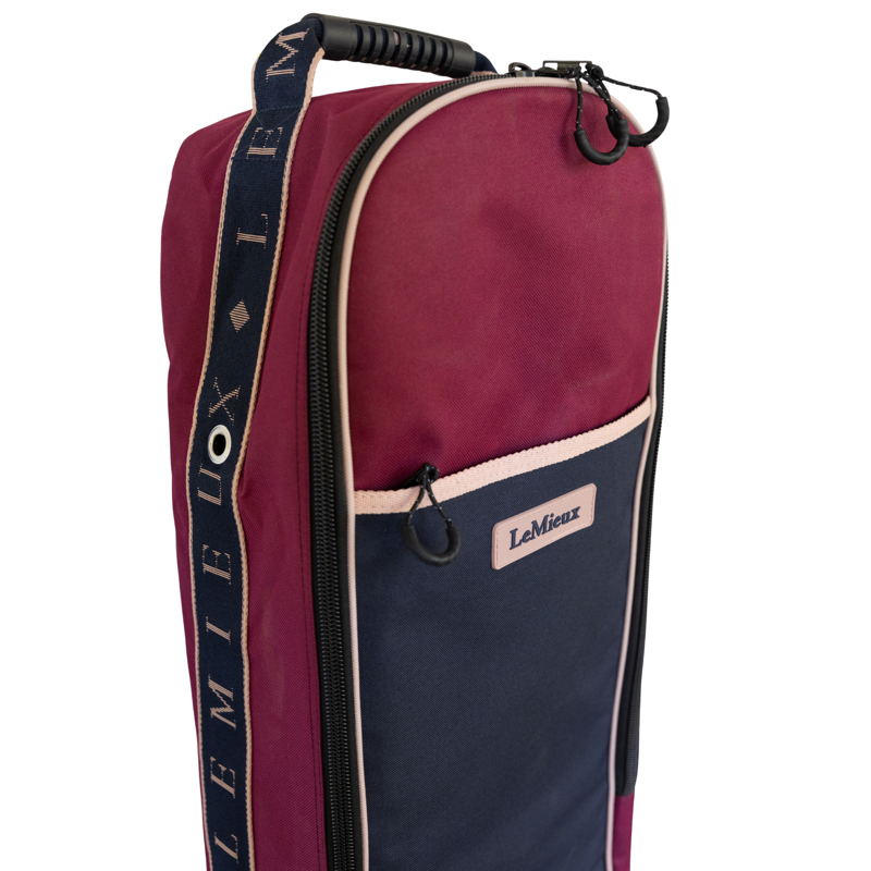 LeMieux Anatomical Bridle Bag in Blackberry-2