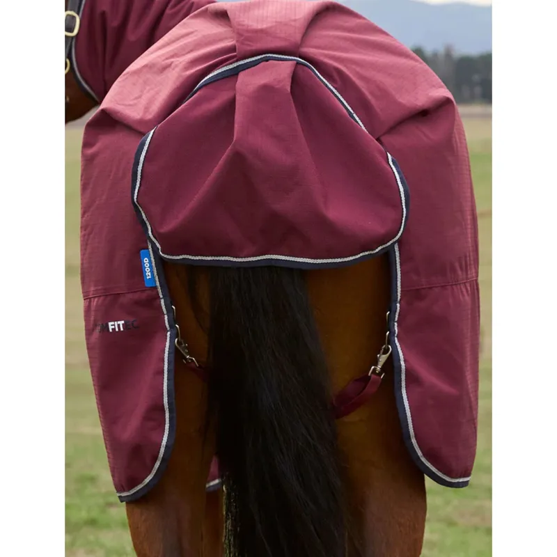 Weatherbeeta Comfitec Prelim Turnout Combo 220g Rug in Burgundy/Navy-2