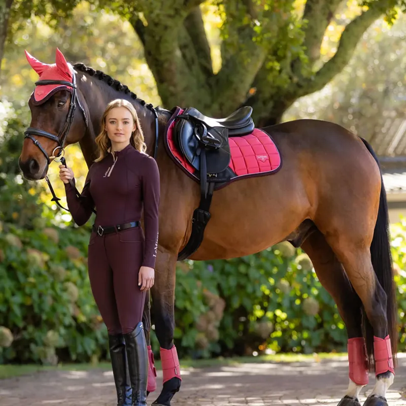 LeMieux Loire Classic CC Square in Pomegranate-1