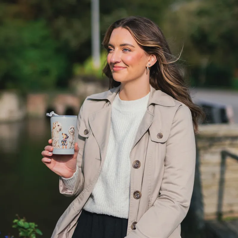 Wrendale Designs A Dog Life Thermal Travel Cup-2