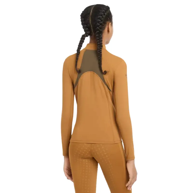 LeMieux Young Rider Mia Mesh Base Layer in Ginger-1