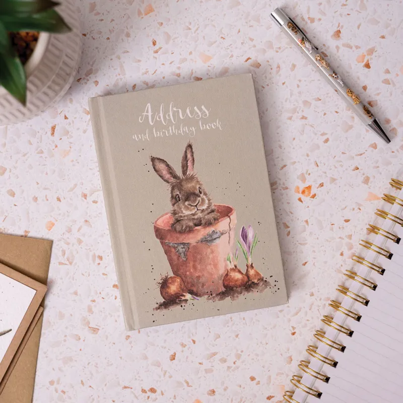 Wrendale Designs Flower Pot Address Book-2