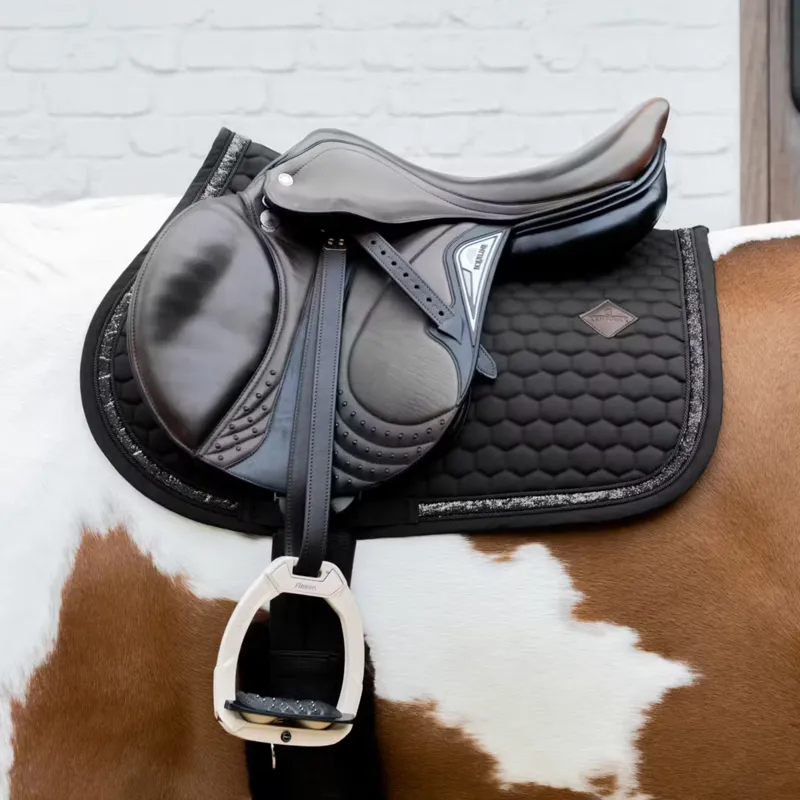 Kentucky Glitter Saddle Pad Jumping in Black-1