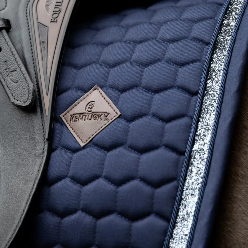 Kentucky Glitter Saddle Pad Dressage in Navy-2