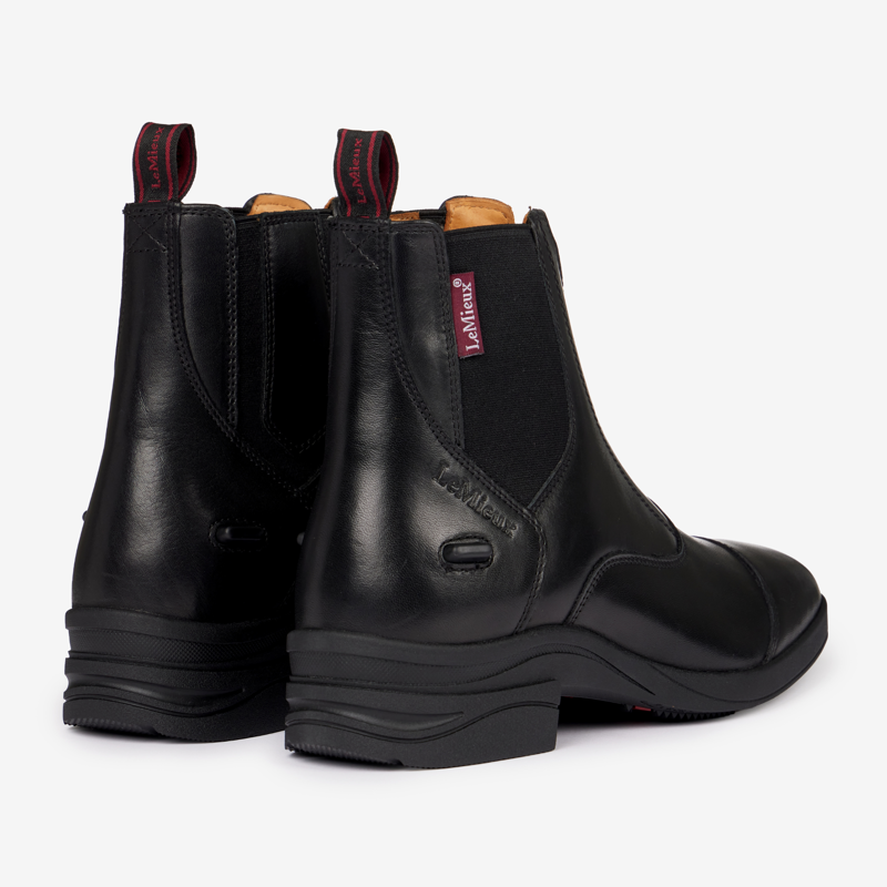 LeMieux Zip Paddock Boots in Black-2