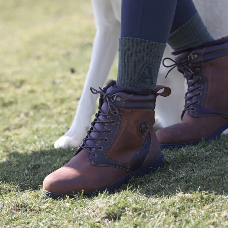 Aubrion React Winter Sport Socks in Khaki-1