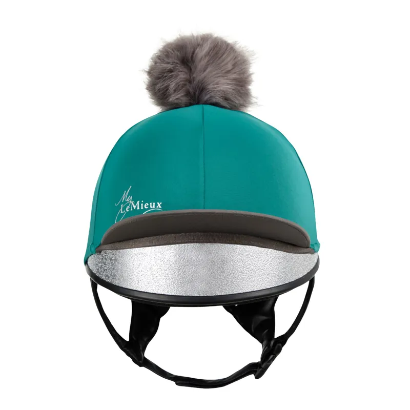 LeMieux My LeMieux Pom Hat Silk in Peacock-1