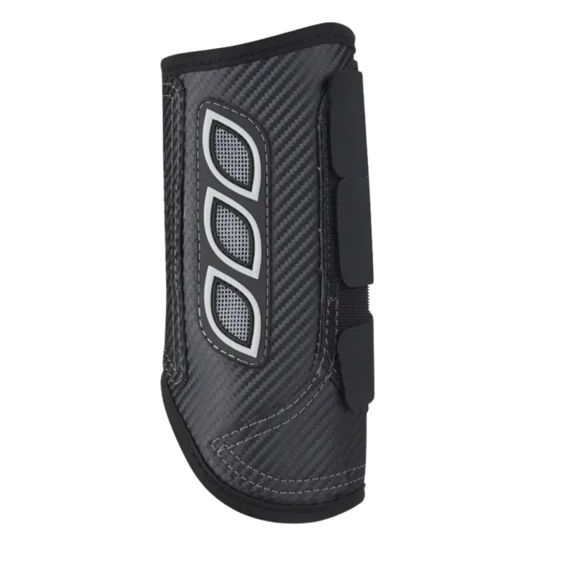 LeMieux Carbon Air XC Horse Boots Front in Black-1