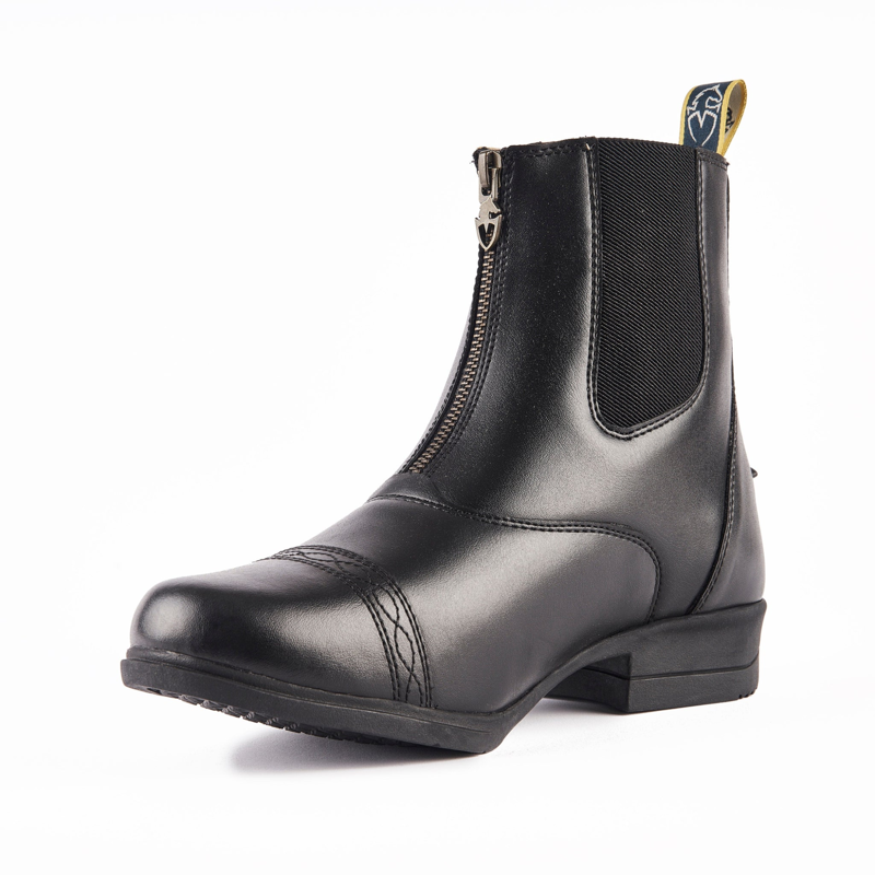 Moretta Clio Paddock Boots in Black-2
