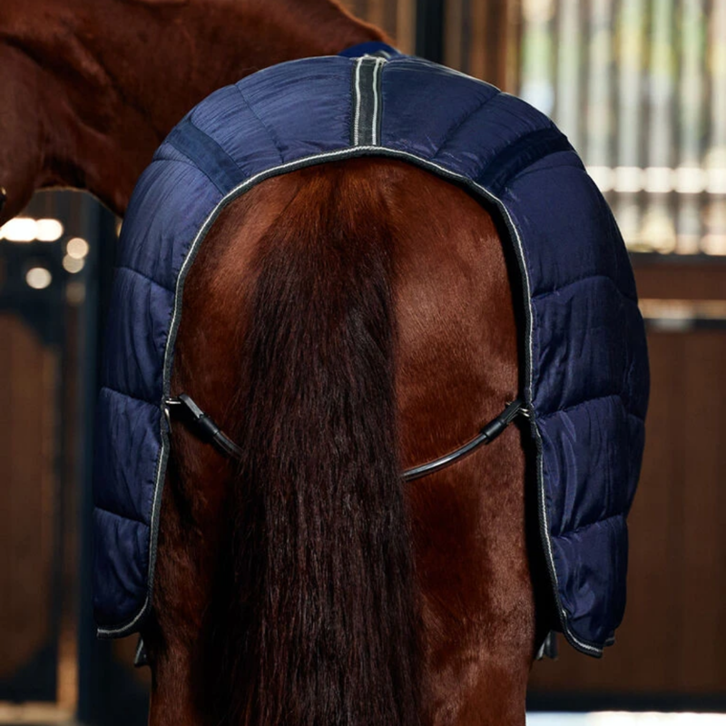 Weatherbeeta Comfitec PP Channel Qulit Stable Detach-a-Neck 220g Rug in Navy/Charcoal-2