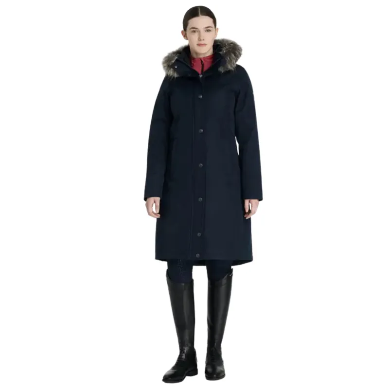 LeMieux Anya Waterproof Riding Coat in Navy-2