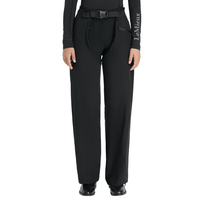 LeMieux Junior Drytex Stormwear Waterproof Chaps in Black-3