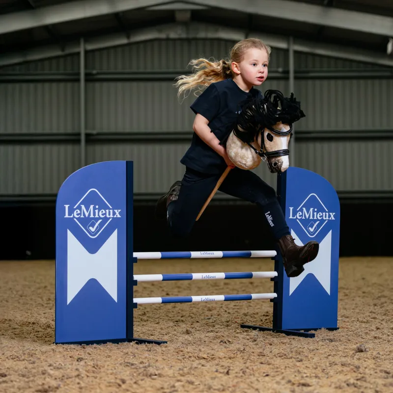 LeMieux Hobby Horse Jump in Benetton Blue-1