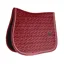 Kentucky Jumping Saddle Pad Velvet in Bordeaux