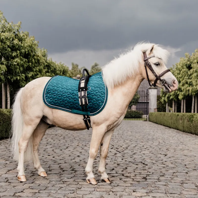 Kentucky Jumping Saddle Pad Velvet in Emerald-3