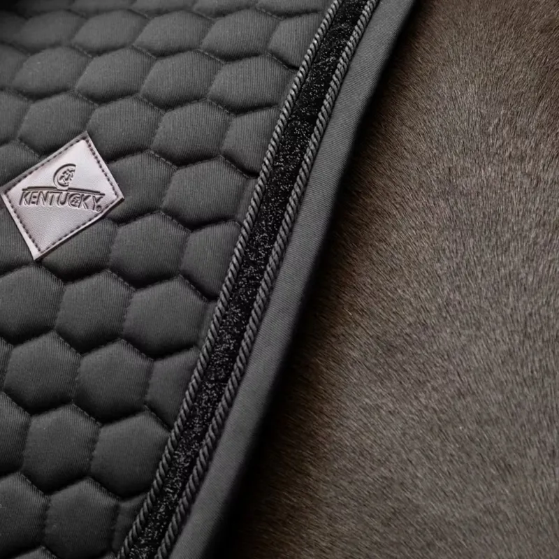 Kentucky Glitter Saddle Pad Dressage in Black-2