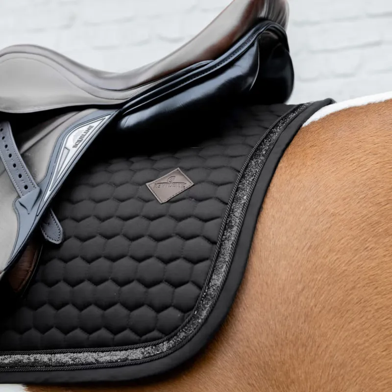 Kentucky Glitter Saddle Pad Jumping in Black-2