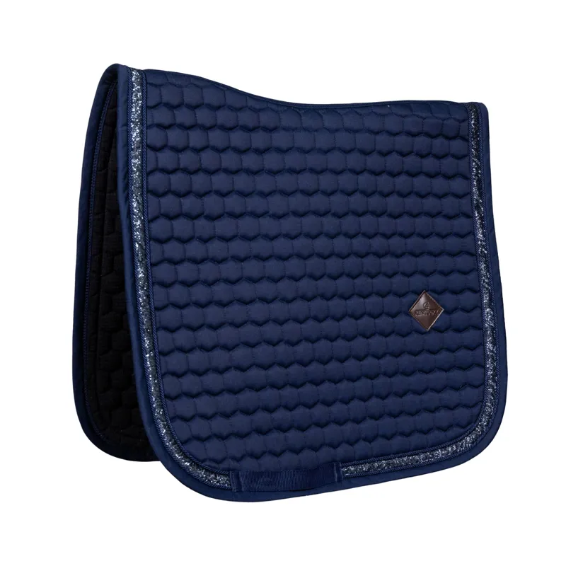 Kentucky Glitter Saddle Pad Dressage in Navy