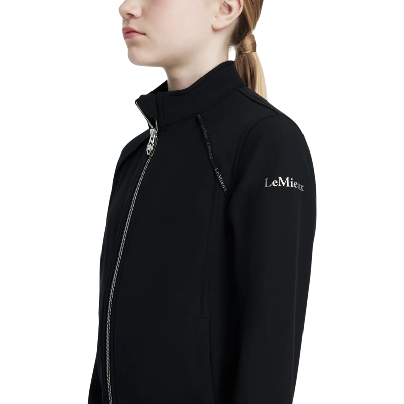 LeMieux Young Rider Soft Shell Jacket in Black-2