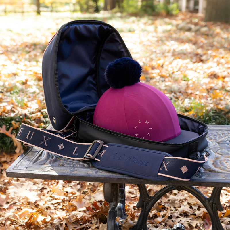 LeMieux Hat Bag in Blackberry-3