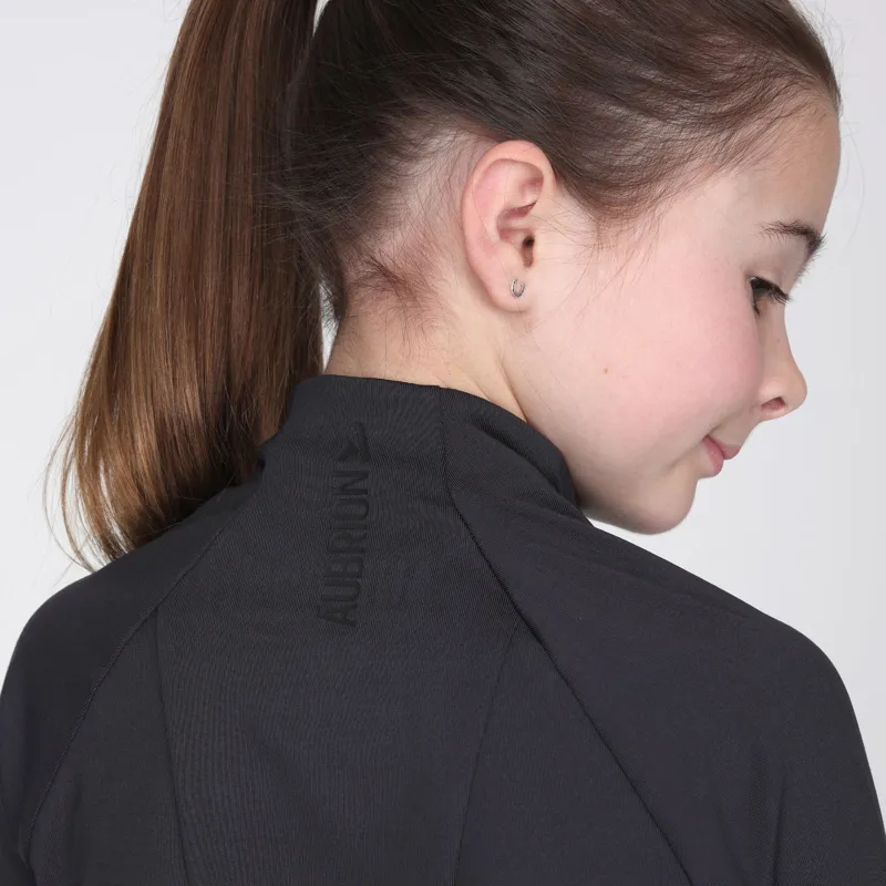 Aubrion React Winter Base Layer Young Rider in Charcoal -3
