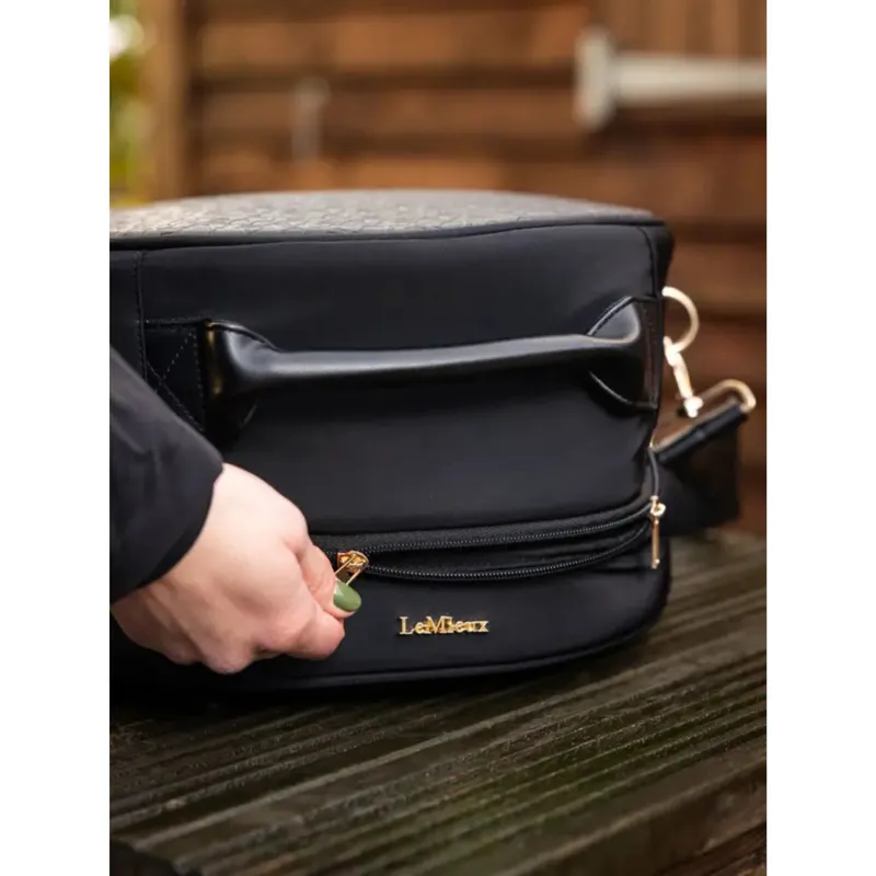 LeMieux Luxe Hat Box in Black-3