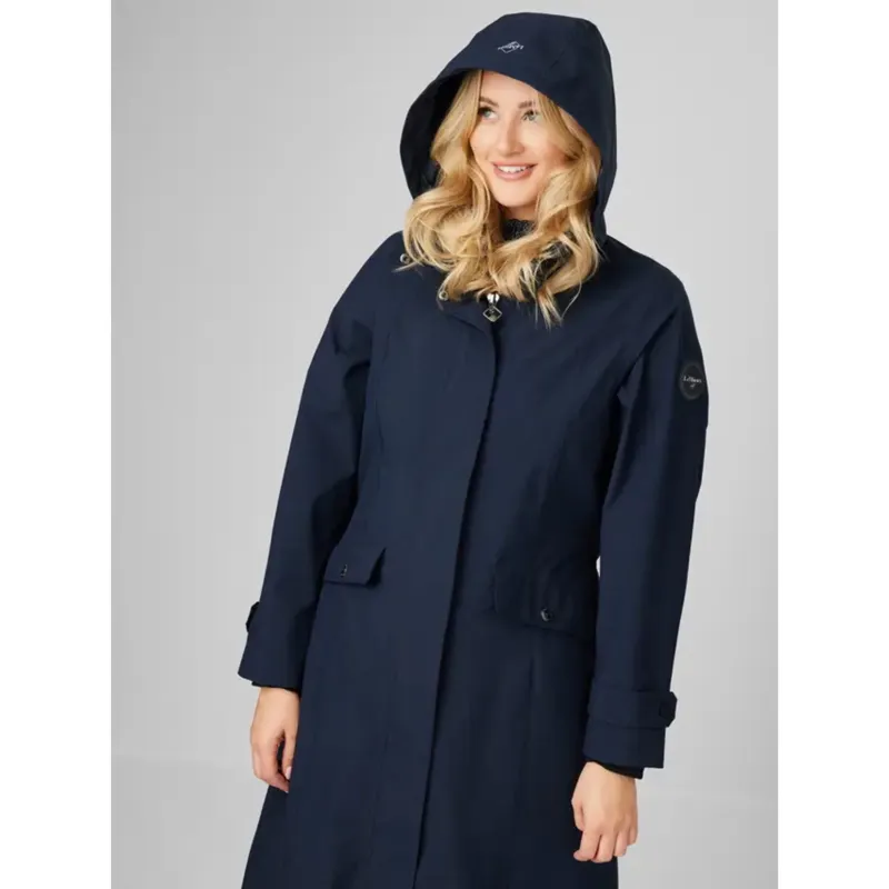 LeMieux Amelie Waterproof Lightweight Riding Coat in Navy-3