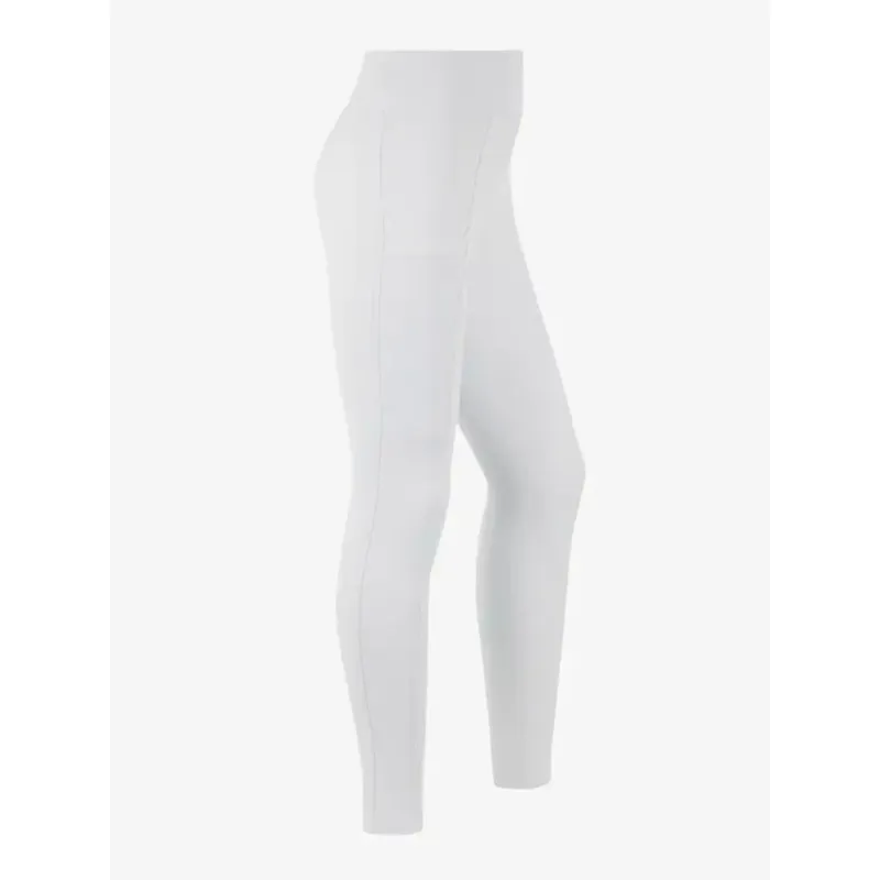 LeMieux Young Rider Pull On Breeches in White-2