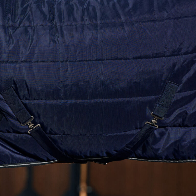 Weatherbeeta Comfitec PP Channel Qulit Stable Detach-a-Neck 220g Rug in Navy/Charcoal-3