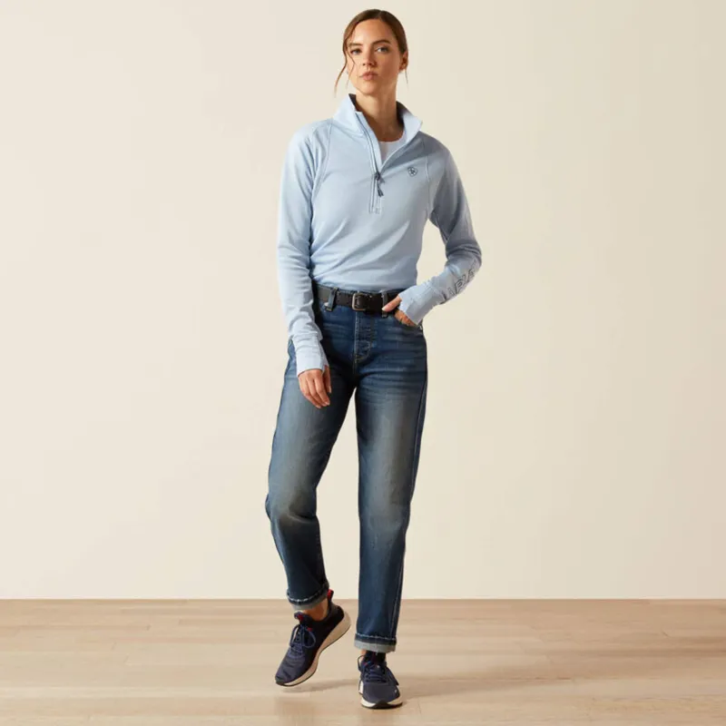Ariat Team EQ 1/2 Zip Pullover In Sky Way-3