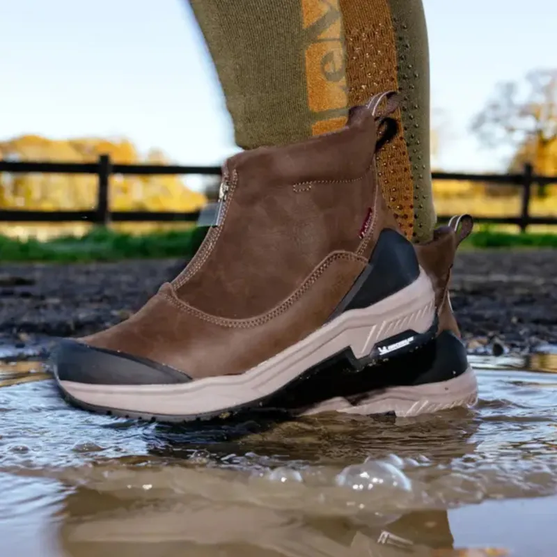 LeMieux Trex Waterproof Zip Boots In Brown-3